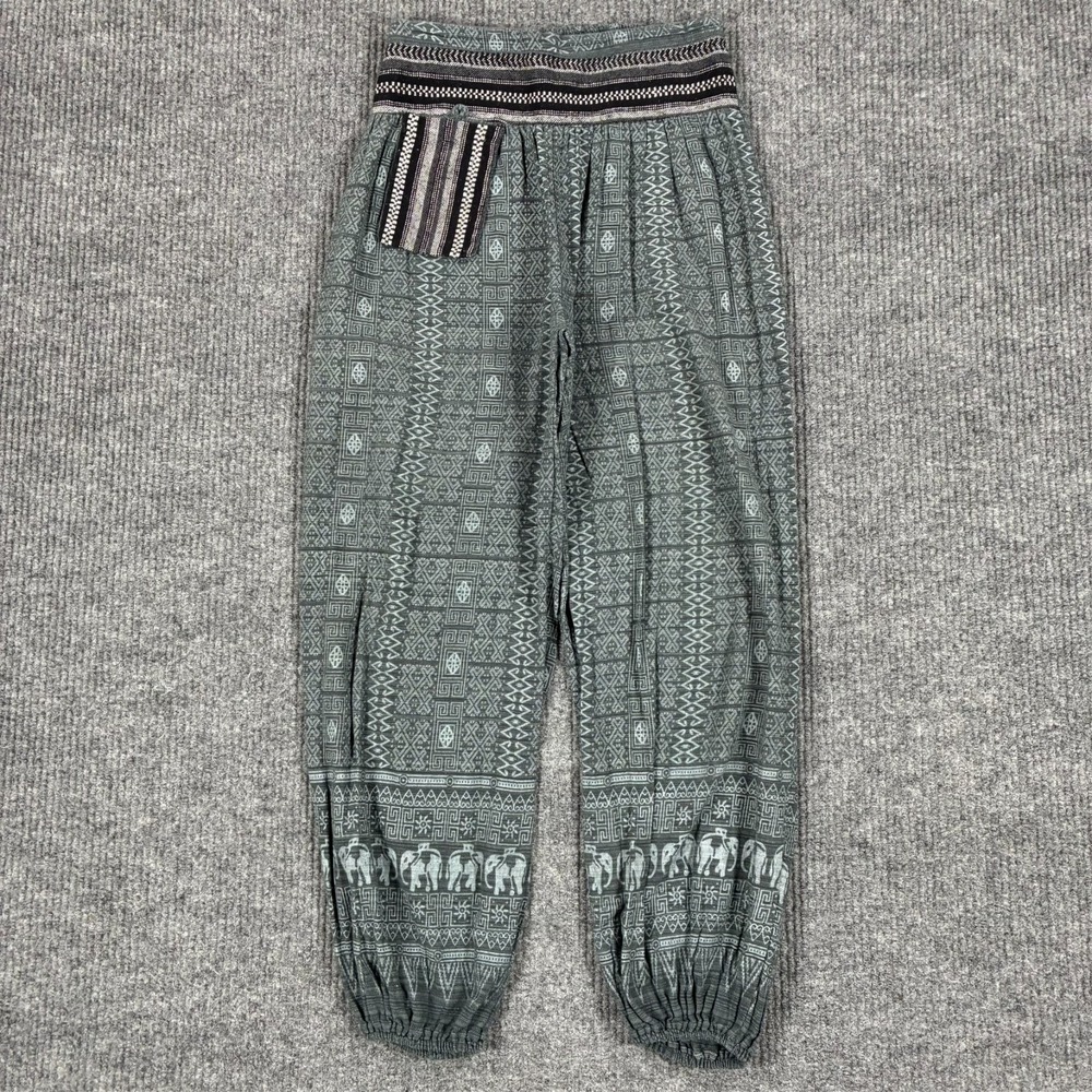 Kathmandu Imports Elephant Harem Pants Standard Size Boho Hippie Festival Jogger